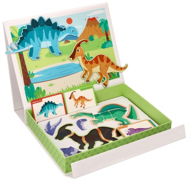 145392 268469 Magneticka Vkladacka Puzzle Adam Toys Dinosaurus