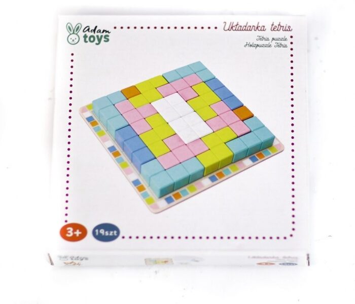 113275 193506 Adam Toys Drevena Skladacia Hra Tetris 19ks